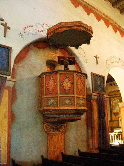 Original Wooden Pulpit