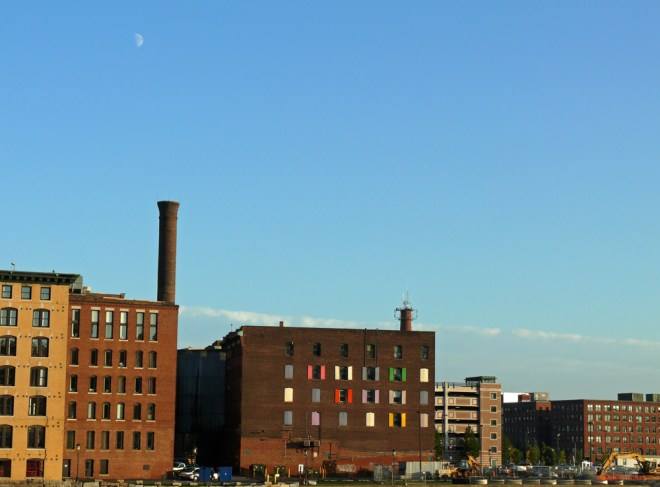 Boston Wharf: Colourful Shutters