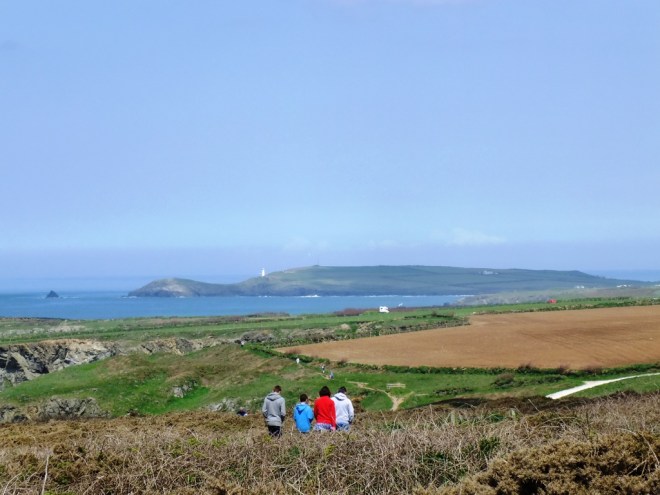Trevose Head in the distance