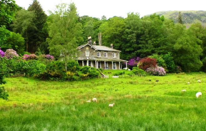 And a lovely house by the side