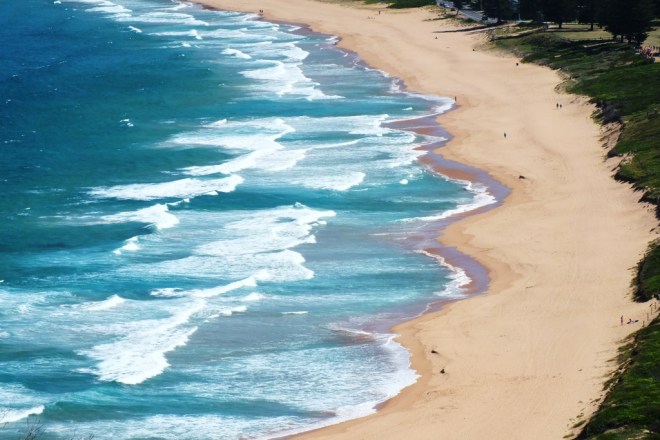 Palm Beach from above