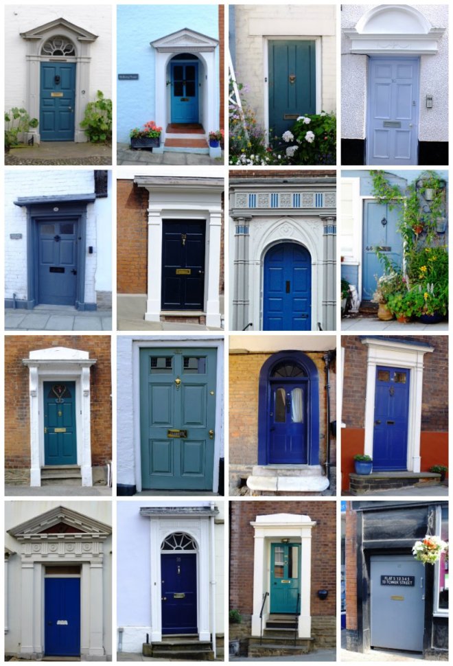 blue door collage (U)