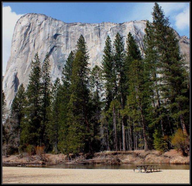 El Capitan from Cathedral Beach