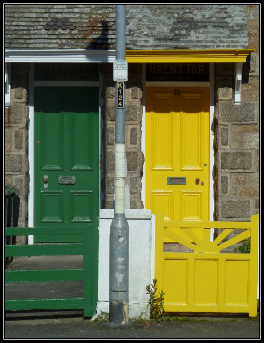 yellow door
