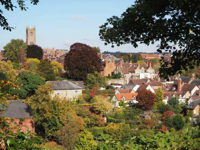 Old town view and St Laurence