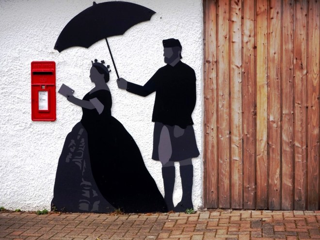 Victoria at Queen's View, Scotland